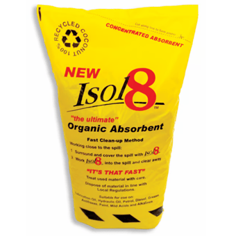 Picture of Isol8 Organic Absorbent - Highly Concentrated - 10 Litre Bag - 1.4kg - Cleans 7.5 Litre Spill - [I8-ISOL8]