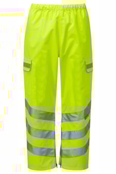 Picture of Pulsar Hi-Vis Yellow Waterproof Trousers - PR-P206-R