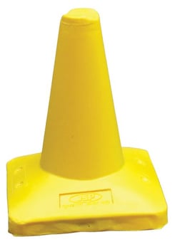 Picture of JSP - 30cm Sports Cone Sand Weighted - Yellow  - [JS-JCA020-020-200] - (DISC-X)