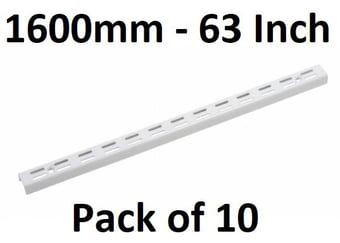 picture of Twin Track Shelving Upright - 1600mm - Pack of 10 - [CI-AB08L]