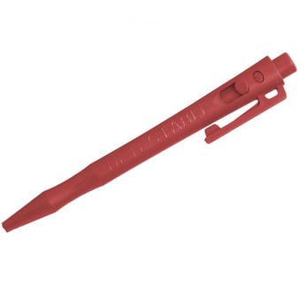 picture of Detectamet Detectable Retractable HD Pen Blue Ink - Red Housing - Red End WC - [DT-101-I01-C33-PA01]