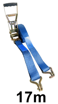 picture of Ergonomic Ratchet Lashing 50mm x 5000kg BF - 17mtr - [DMC-ERG-BLU-17M]