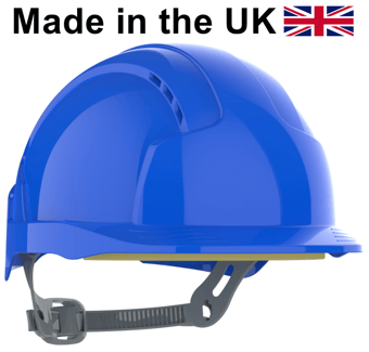 picture of JSP EVOLite® Safety Helmet Slip Ratchet Vented Blue - [JS-AJB160-000-500]