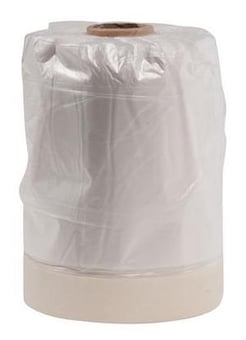 Picture of Silverline - Masking & Shield Tape Refill - Pre-taped HDPE film - 550mm x 33m - [SI-643302] - (DISC-W)