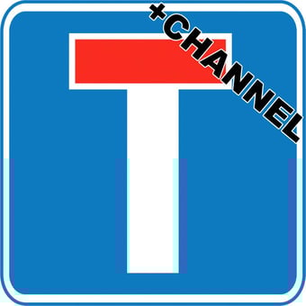 picture of Parking & Site Management - No Through Road Sign - 3mm Aluminium - [AS-TR105C-ALU]