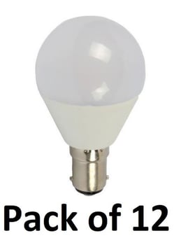 picture of Power Plus - 4.5W - B15 Energy Saving Golf Bulb LED - 350 Lumens - 3000k Warm White - Pack of 12 - [PU-3487]