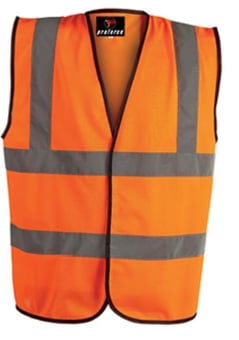 Picture of Proforce Hi Viz Orange Waistcoat - Pack of 10 - BR-HV05