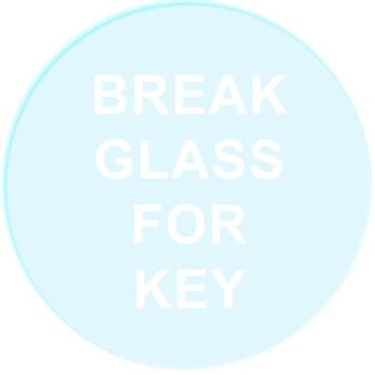 Picture of Spare Glass For KB1 Key Box - Single Unit - [HS-SG1]