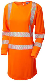 Picture of Lilly - Hi-Vis Orange Women's Coolviz Ultra Long Sleeve Modesty Tunic - LE-MT01-O