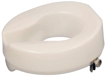 picture of Aidapt Ashby Easy Fit Raised Toilet Seat - 100mm Height - [AID-VR217]