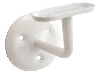 picture of White Hand Rail Bracket - 65mm - Pack of 5 - [CI-GI72L]