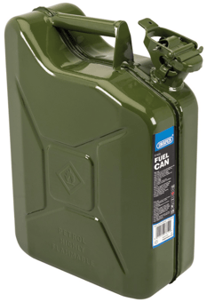 picture of Draper - Steel Fuel Can - 10L - Ideal For Storing And Transferring Flammable Liquids - Green - [DO-SFC10L-GREEN/C]
