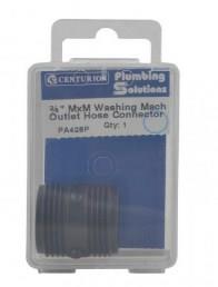 Picture of 3/4" x M x M Washing Machine Outlet Hose Connector - CTRN-CI-PA428P