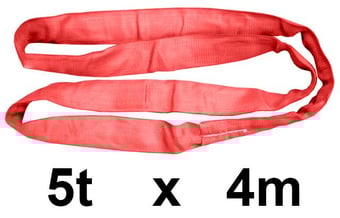 picture of LashKing - Polyester Round Sling - 5t WLL - 4m EWL - EN11492-2:2000 - [GT-PRS5T4M]