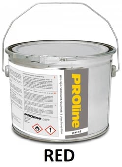 picture of PROline Permanent Floor Paint 5 Litre Tins - Red - [MV-263.18.881]