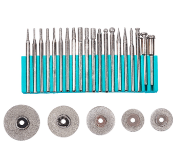 picture of Amtech 25 Piece Diamond-coated Polishing Set - [DK-E1855]