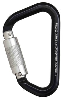 picture of Kratos Aluminium Quarter Turn Locking Karabiner - 21mm Gate Opening - [KR-FA5020122]
