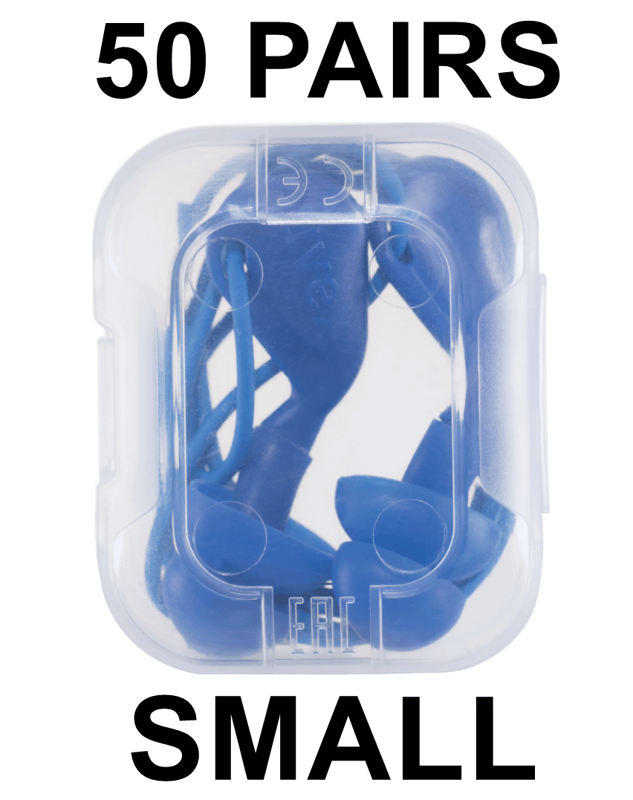 Uvex Xact-Fit Detec Corded Earplugs - Size S - Box of 50 Pairs - Plastic Box - [TU-2224027]