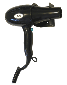 picture of Solis Magma Hair Dryer in Black With Wall Bracket - Type 251 - [BP-EPASMB-B]