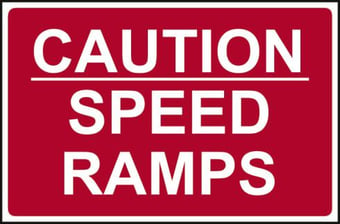 picture of Spectrum Caution Speed Ramps – RPVC 600 x 450mm – [SCXO-CI-14587]