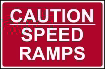 Picture of Spectrum Caution Speed Ramps - RPVC 600 x 450mm - [SCXO-CI-14587]