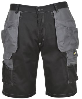 Picture of Portwest - Granite Holster Shorts - Black/Zoom Grey - PW-KS18BZR