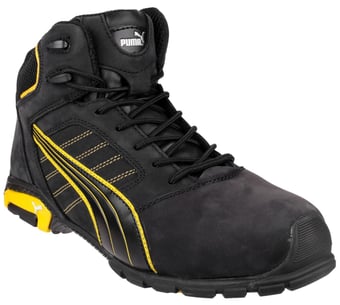 picture of Puma Safety Amsterdam Mid Black Safety Boots S3 SRC - FS-23090-37915