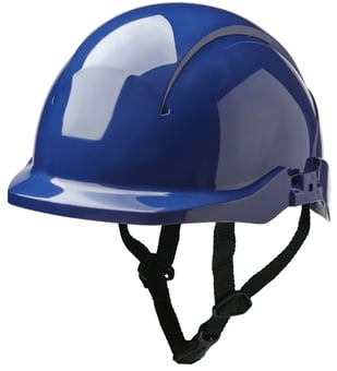 Picture of Centurion Concept SecurePlus Blue Safety Helmet - Unvented - Slip Ratchet - Reduced Peak - [CE-S08CBL]