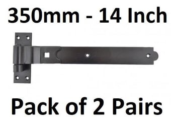 picture of EXB Cranked Hook & Band - 350mm (14") - Pack of 2 Pairs - [CI-CH202L]