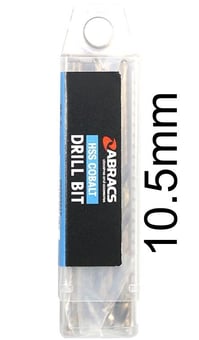 picture of Abracs HSS Cobalt Drill Bit - 10.5mm - Pack of 5 - [ABR-DBCB10505]