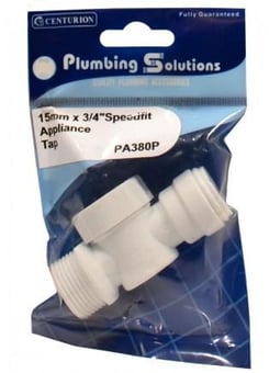 Picture of Speedfit - 15mm x 3/4" Appliance Tap - CTRN-CI-PA380P