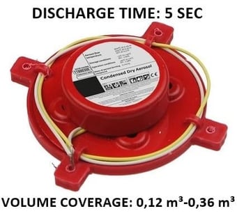 picture of Firechief - PyroCloud SSS12001E Condensed Dry Aerosol - E Model - Built-in Starter 1.3A - [HS-141-1048] - (LP)