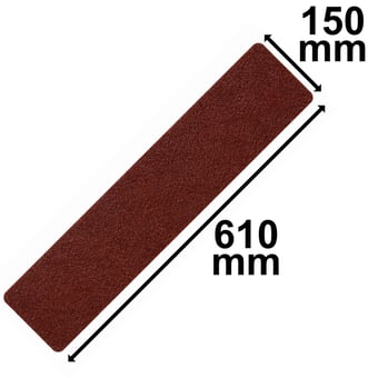 picture of Heskins Self Adhesive Anti Slip Strips - Brown - 610 x 150mm - [HE-H3401BR]