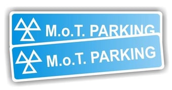 Picture of MOT Sign - MOT Parking Sign - Reflective - Pair - [PSO-MPR7568]