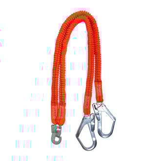 Picture of Climax - Integrated Shock Absorber along with Twin Elastic Lanyard with Snap Hooks - Length 2m - [CL-47-DOBLE]