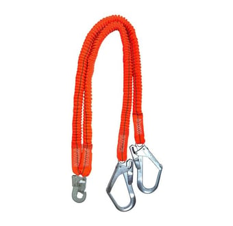 Picture of Climax - Integrated Shock Absorber along with Twin Elastic Lanyard with Snap Hooks - Length 2m - [CL-47-DOBLE]