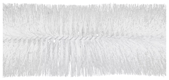 Picture of Porcupipe White Gutterbrush - 2m x 100mm - Single Roll - [BRW-99.4042]