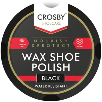 picture of Crosby Black Wax Shoe Polish - [OTL-317155]