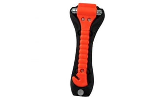 picture of FireChief Emergency Hammer and Seat Belt Cutter - Red - [HS-LFH1]