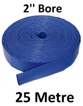 picture of Flexible PVC Layflat Hose 2" Bore - 53.4mm O/D x 51mm - 25 Metre - [HP-LFL2/25]