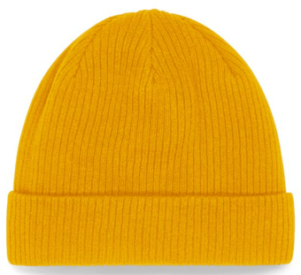 Picture of Beechfield Organic Cotton Beanie - Mustard - [BT-B50N-MUS]