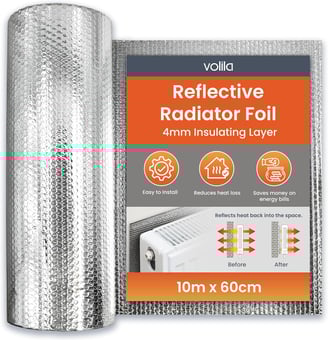 picture of Volila Reflective Radiator Foil Insulation Roll - 10m x 60cm - [JR-RADFOIL1060]