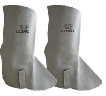 Picture of Leopard Chrome Leather Gaiters - 16 Inch - [MH-CG1060016]