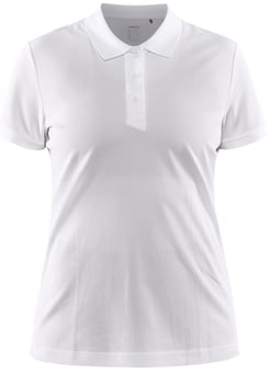 picture of Craft Ladies Core Unify Polo Shirt - White - BT-CR1909139-900000