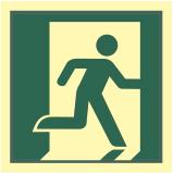 picture of Spectrum Running Man Symbol - Right – Photolum. 150 x 150mm – [SCXO-CI-12432]