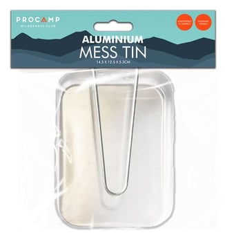picture of Procamp Aluminium Camping Mess Tin - 14.5cm X 12.5cm X 5.3cm - [PD-CAM6774OB] - (DISC-W)