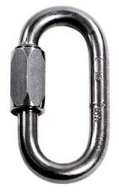 picture of IKAR Small Stainless Steel Oval Link - [IK-IKV04] - (LP)