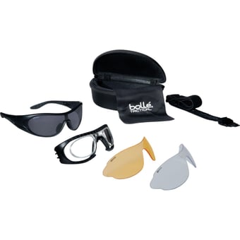 picture of Bolle Raider Helmet Friendly Ballistic Goggle Clear Lenses [BO-RAIDERKIT] - (PS)