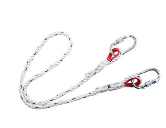 picture of Portwest - Single Rope Restraint Lanyard - White - [PW-FP24WHR] - (PS)