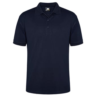 picture of Eagle Premium Polycotton Men's Navy Blue Poloshirt - 220gm - ON-1150-10-NAV